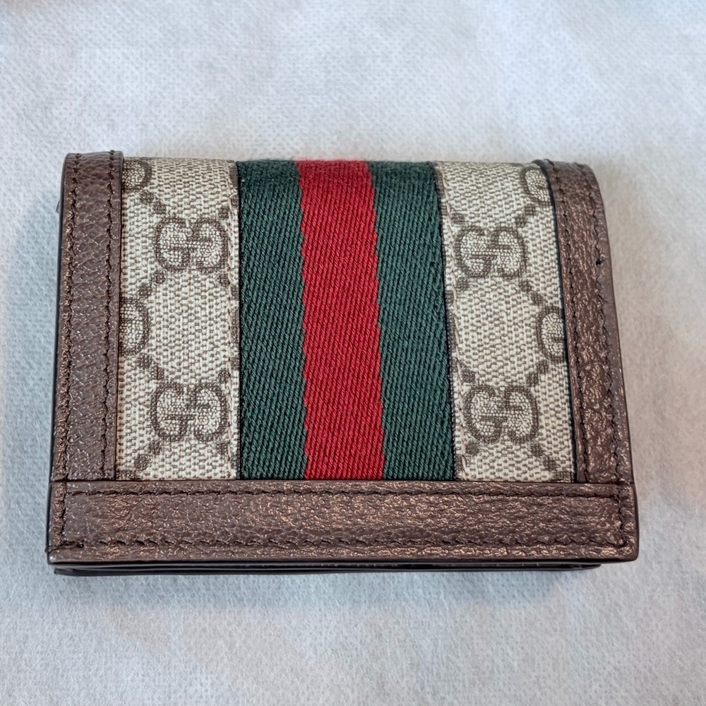 Authentic Gucci Ophidia GG Supreme card holder wallet. - Picture 2 of 7